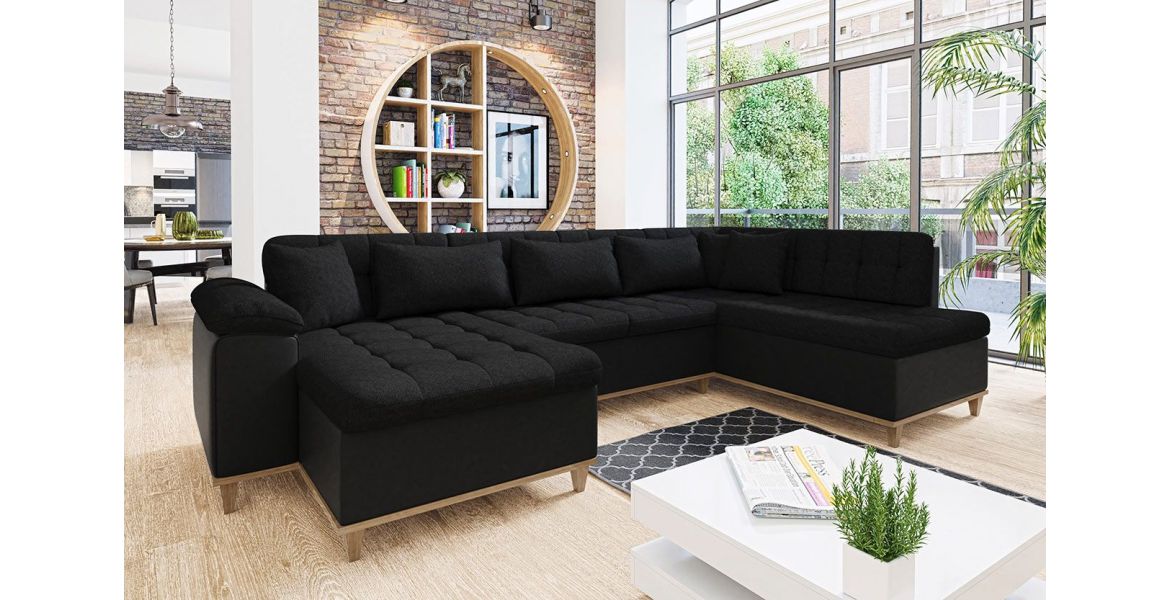 Manaya Veneto-u Sofa / Stor Sovesofa - Soft 011/porto 36 350CM