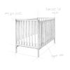 Woodies STAR DUST cot - anthracite
